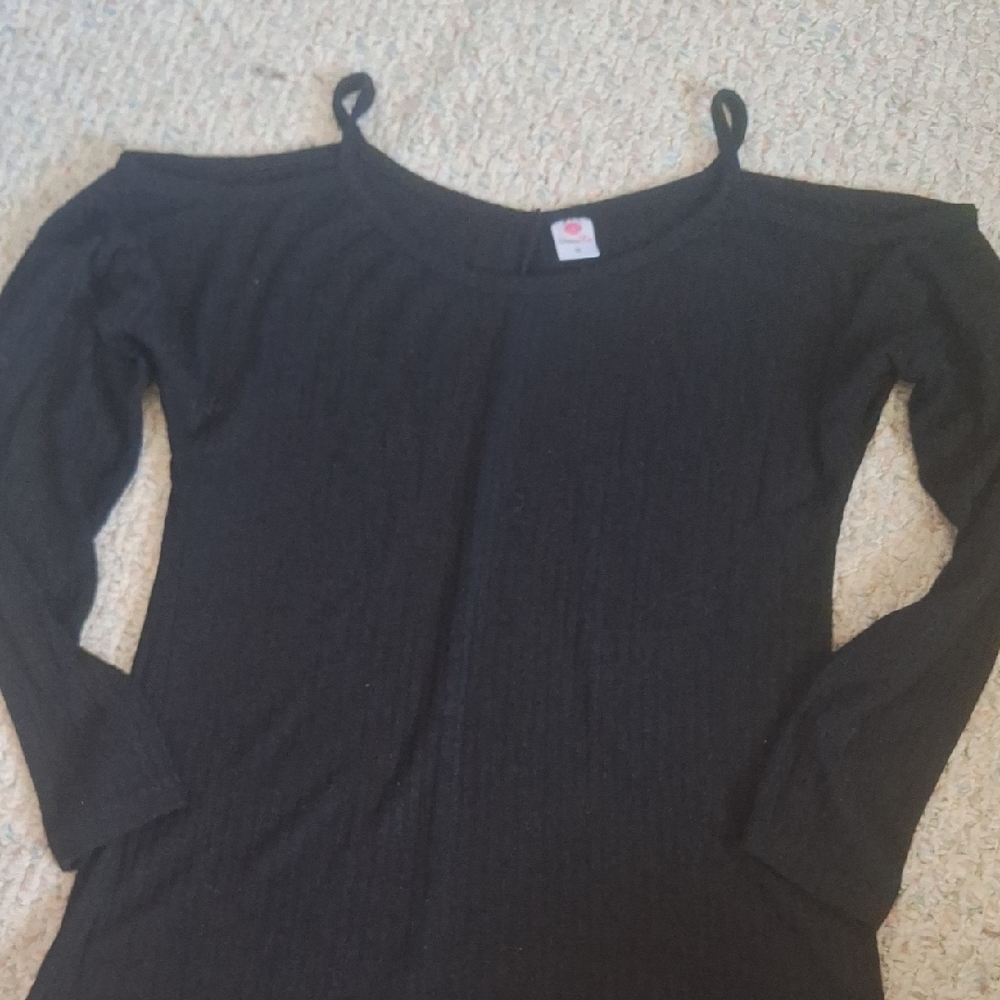 Black Long Sleeve Women's Top